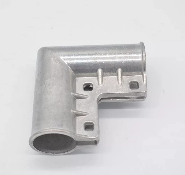 Dailydanny Chain Link Fence Gate Corner 1 3/8"" x 1 3/8"" Aluminum Gate Corner Gate Elbow, 4 Pack (Silver) - Image 5